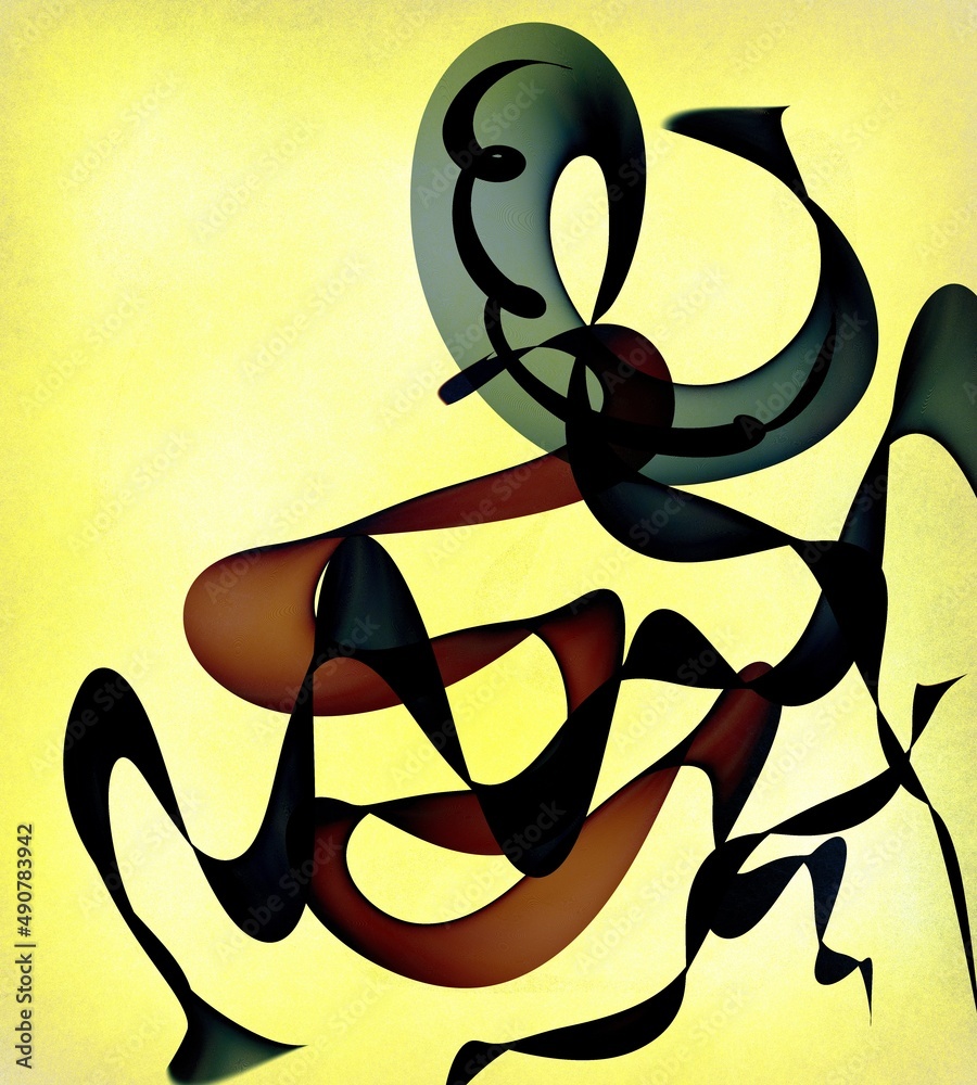 abstract background with notes