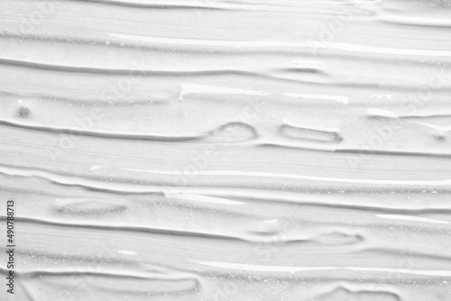Clear cosmetic gel texture ...