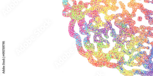 Bright abstract image in a ...