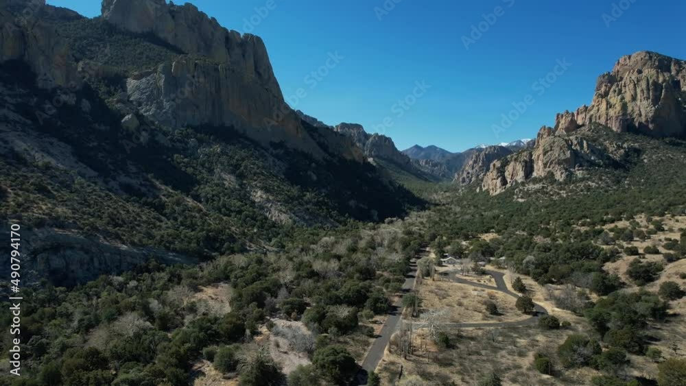 Stunning aerial view of a canyon in the Chiricahua Mountains of Arizona Stunning aerial view of a canyon in the Chiricahua Mountains of Arizona