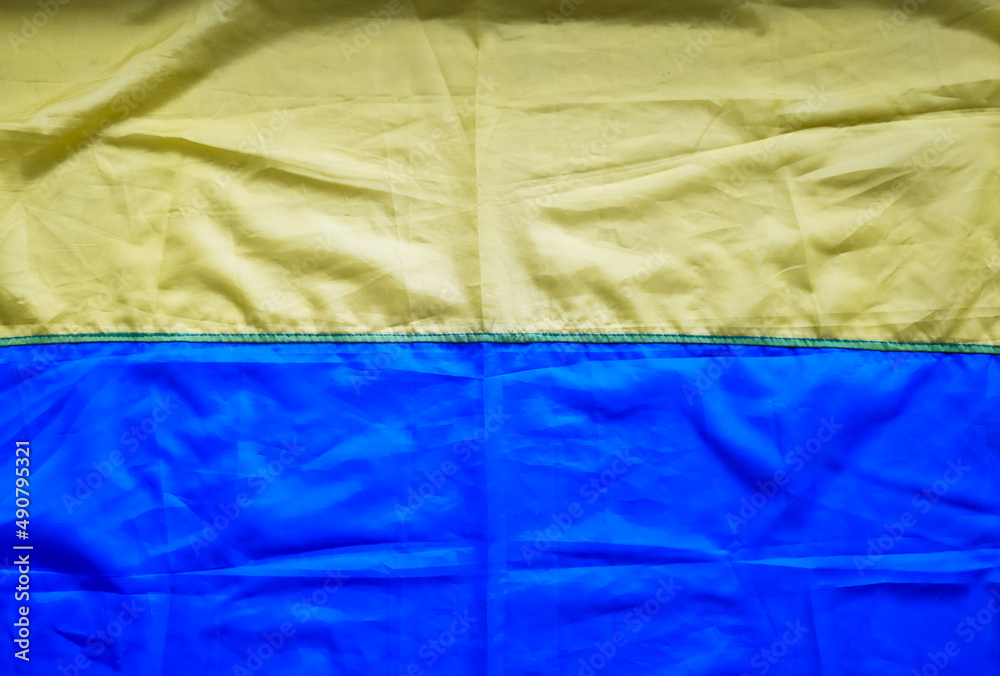 Yellow and blue Ukrainian flag