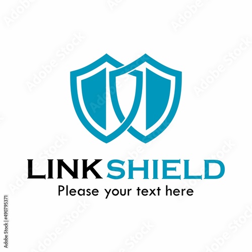 Link shield logo template illustration Free Download Link shield logo template illustration - GFXLoad