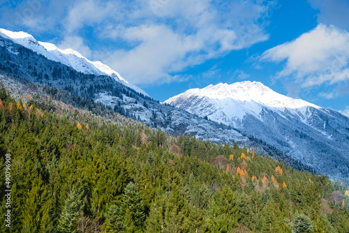 The Nordkette Alps mountain landscape in Innsbruck