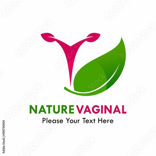 This is logo design template illustration. this is vaginal and good for medical