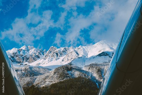 The Nordkette Alps mountain landscape in Innsbruck