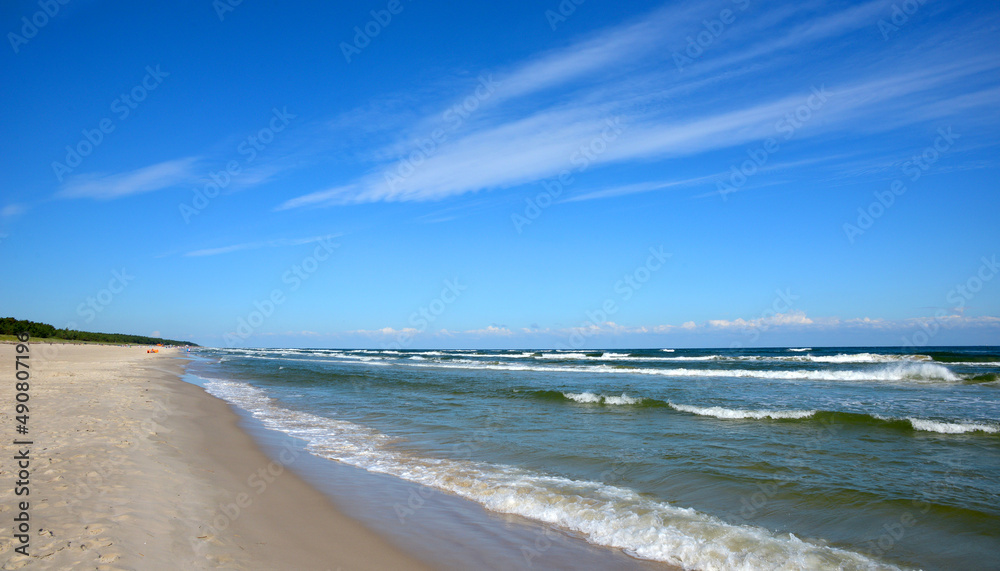 Sea waves over the Baltic Sea