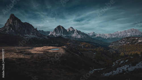 Photography mountains in the morning