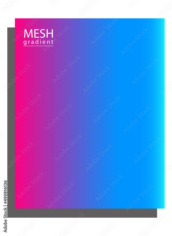 Abstract fluid shape mesh gradient background color set. Abstract fluid shape mesh gradient background color set.