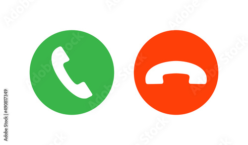 Cell phone vector. Phone icon flat style isolated on white background. Telephone symbol