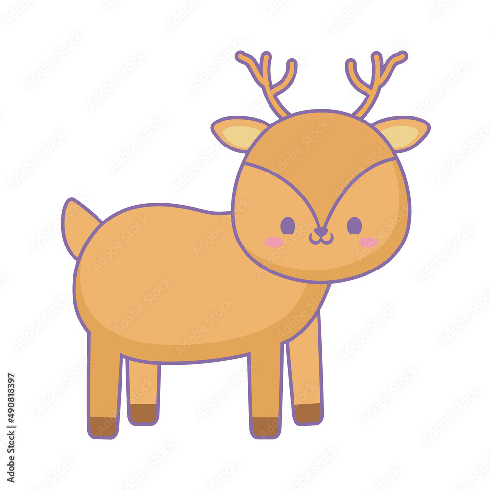 brown reindeer design