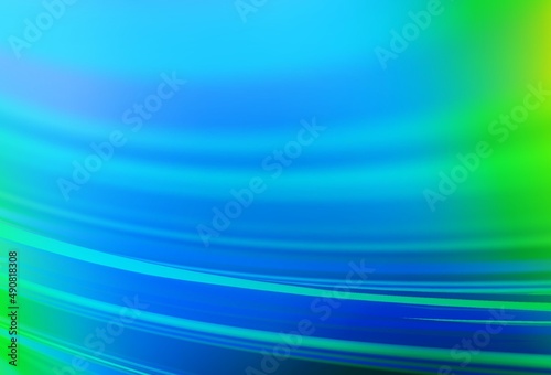 Light Blue, Green vector glossy abstract background.