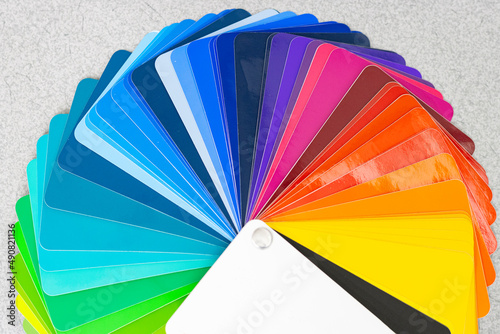 color guide samples swatch book of colours