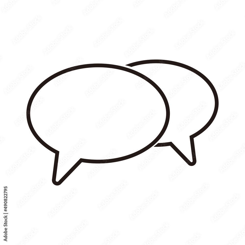 talk chat icon vector sign symbol talk chat icon vector sign symbol