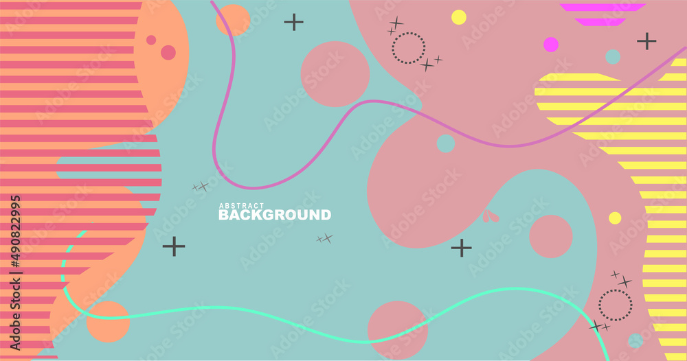 background for children's poster design. cheerful memphis theme illustration background for children's poster design. cheerful memphis theme illustration