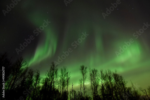 The aurora borealis brightens many dark winter nights in Alaska. © JT Fisherman