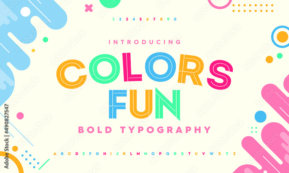 Kids font alphabet. Doodle fonts set. Uppercase and number. Kids font alphabet. Doodle fonts set. Uppercase and number.