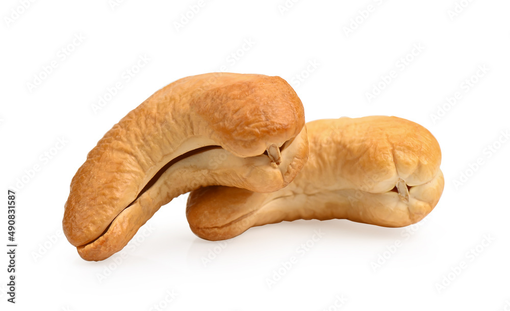 Fototapeta premium cashew nut isolated on white background