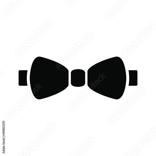 Bow tie flat style vector icon