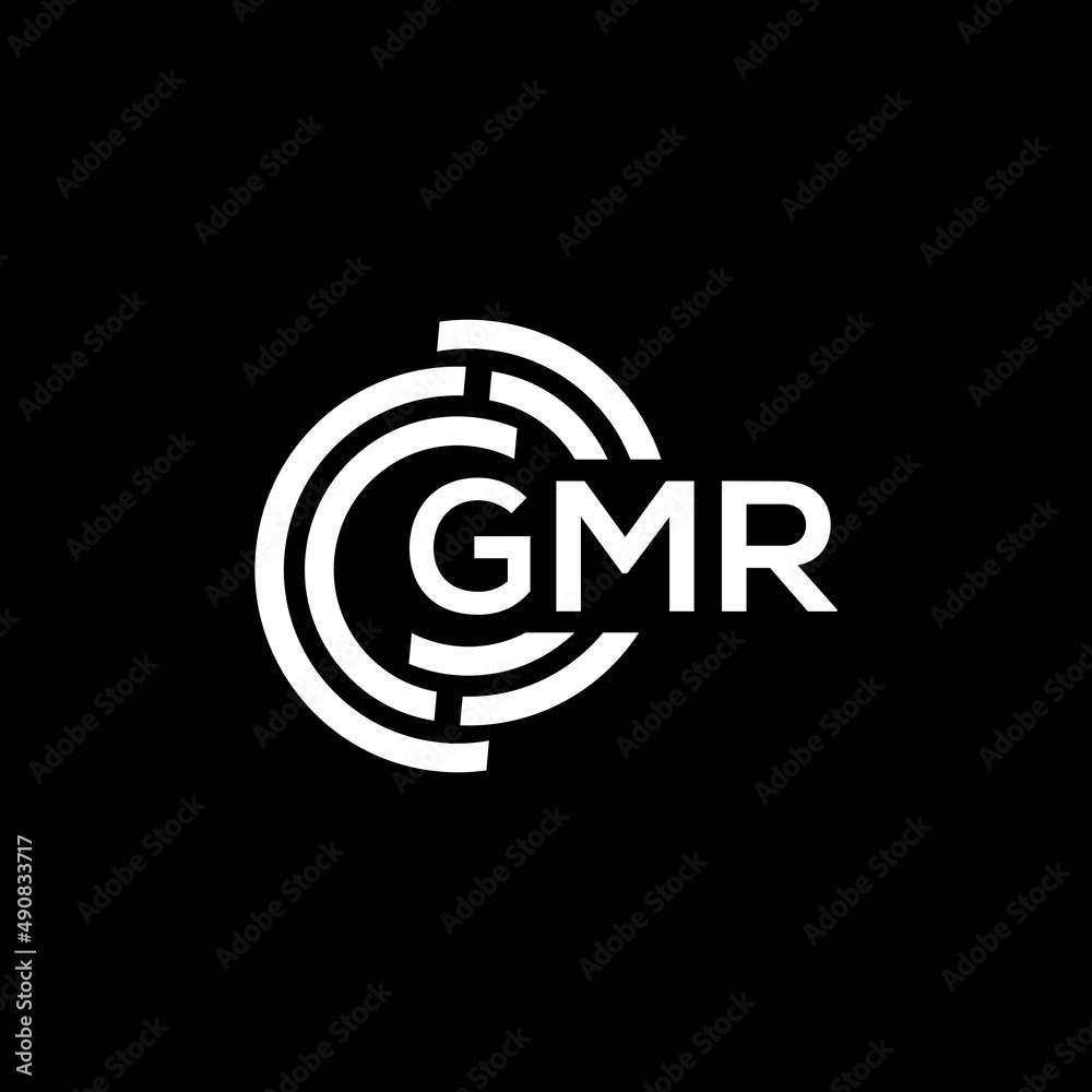 GMR letter logo design on black background. GMR creative initials letter logo concept. GMR letter design. GMR letter logo design on black background. GMR creative initials letter logo concept. GMR letter design.