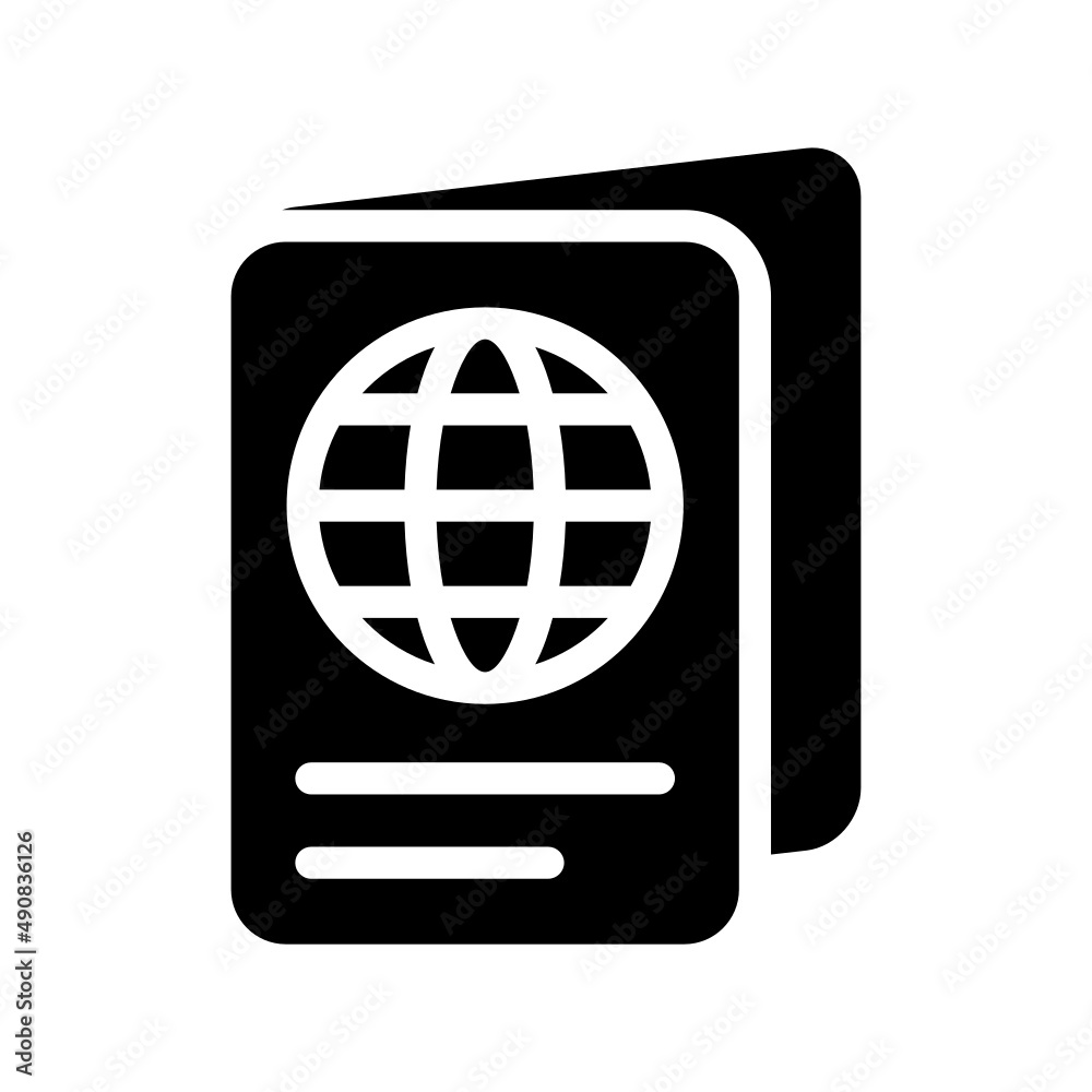 Passport Icon Vector Illustration Passport Icon Vector Illustration