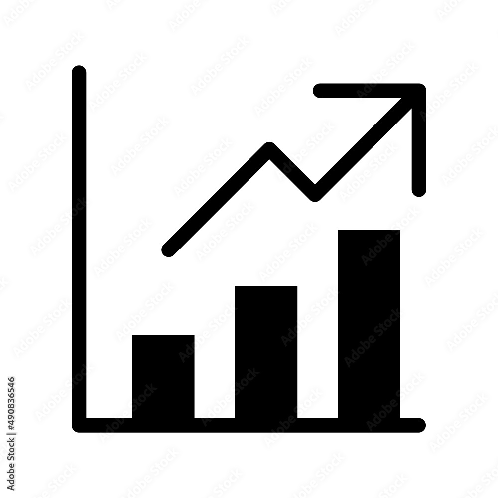 Graph Icon Vector Illustration Graph Icon Vector Illustration