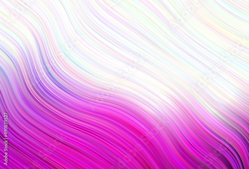 Light vector background with curved lines.