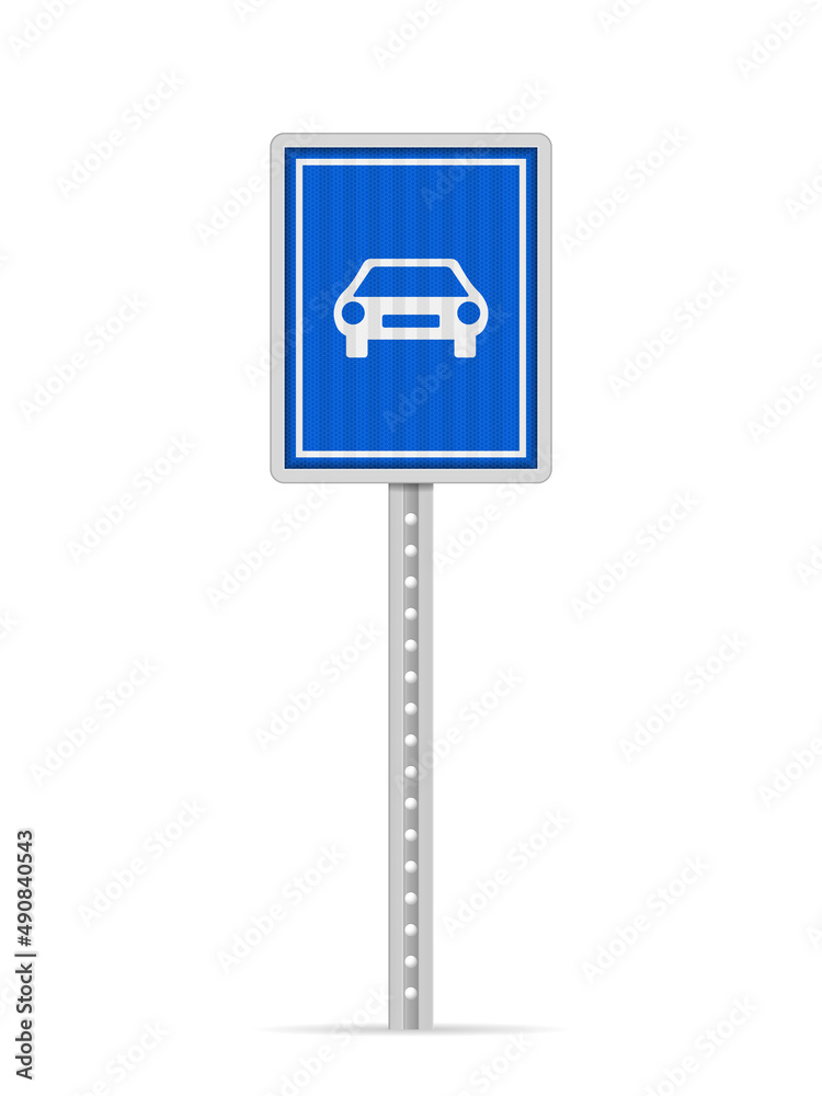 Motor road sign