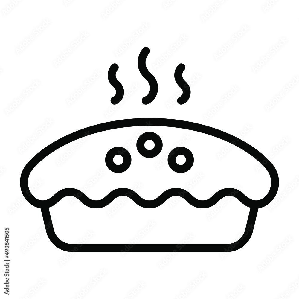 pie cake vector Line Icon. Simple Creative vector Line Icon pie cake vector Line Icon. Simple Creative vector Line Icon