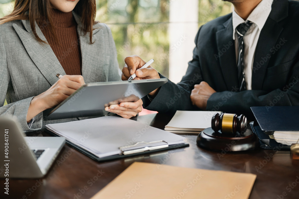 business people and lawyers discussing contract papers sitting. Concepts of law, legal services. . business people and lawyers discussing contract papers sitting. Concepts of law, legal services. .