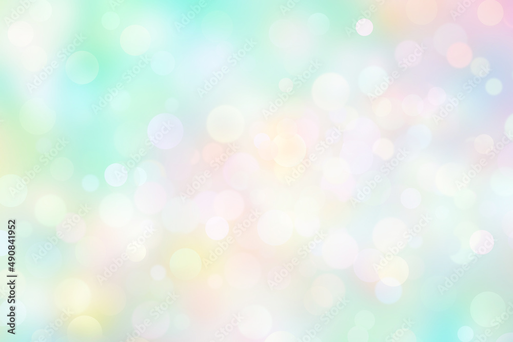 虹色のボケた背景素材stock Illustration Adobe Stock