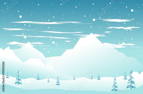 winter mountain nature landscape wallpaper hd aesthetic image