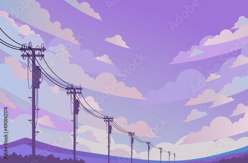 japanese anime nature landscape wallpaper hd aesthetic image