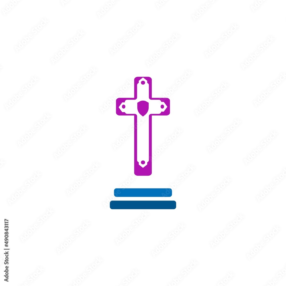 Obraz premium cross icon