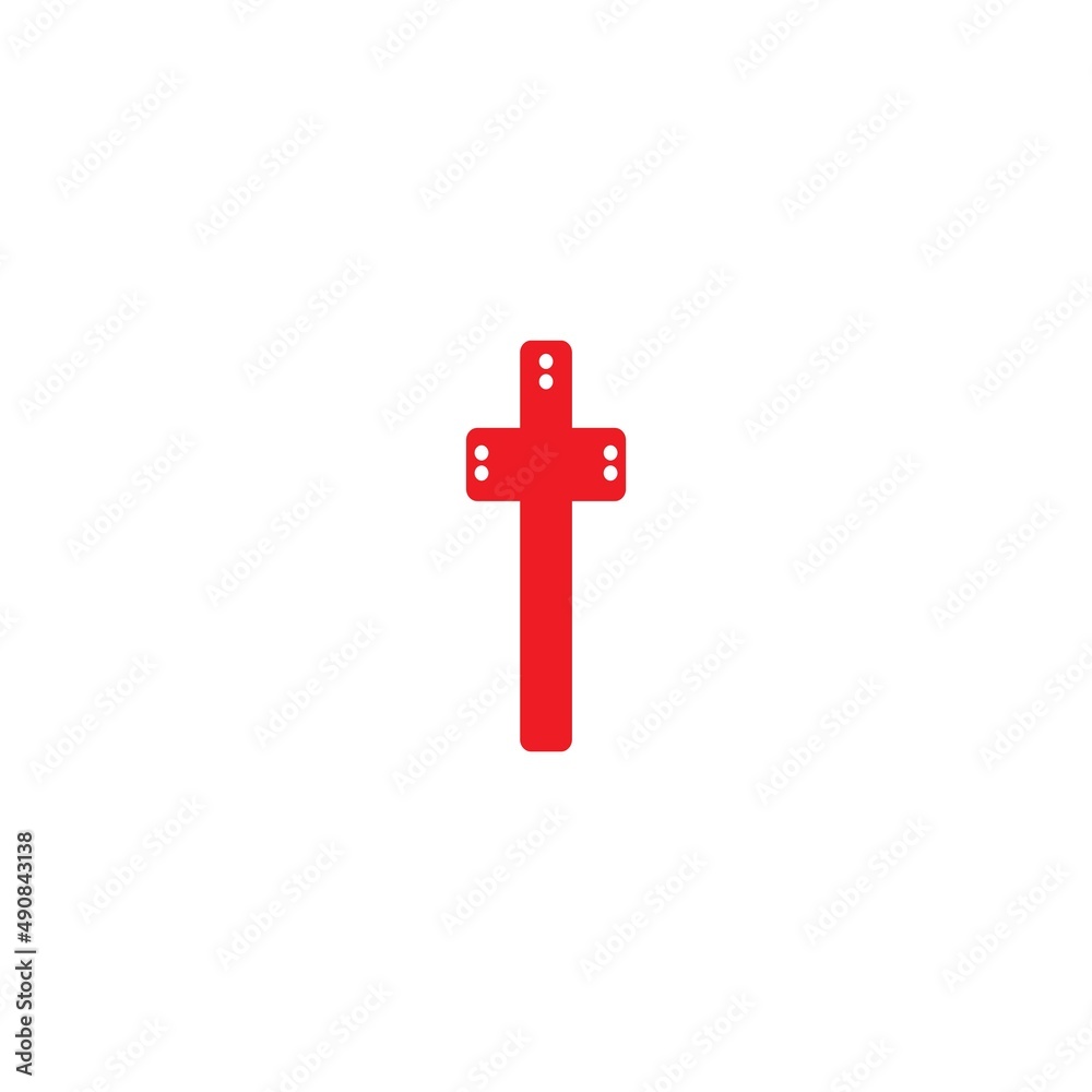 Obraz premium cross icon