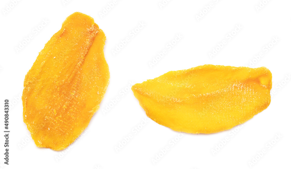 Dried mango isolated on white background. Dried mango isolated on white background.