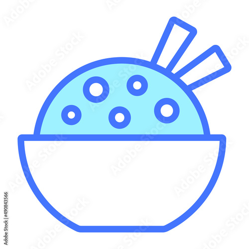pilaf vector Line Icon. Simple Creative vector Line Icon