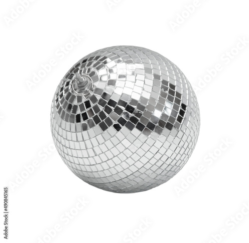 Mirror ball isolated on white