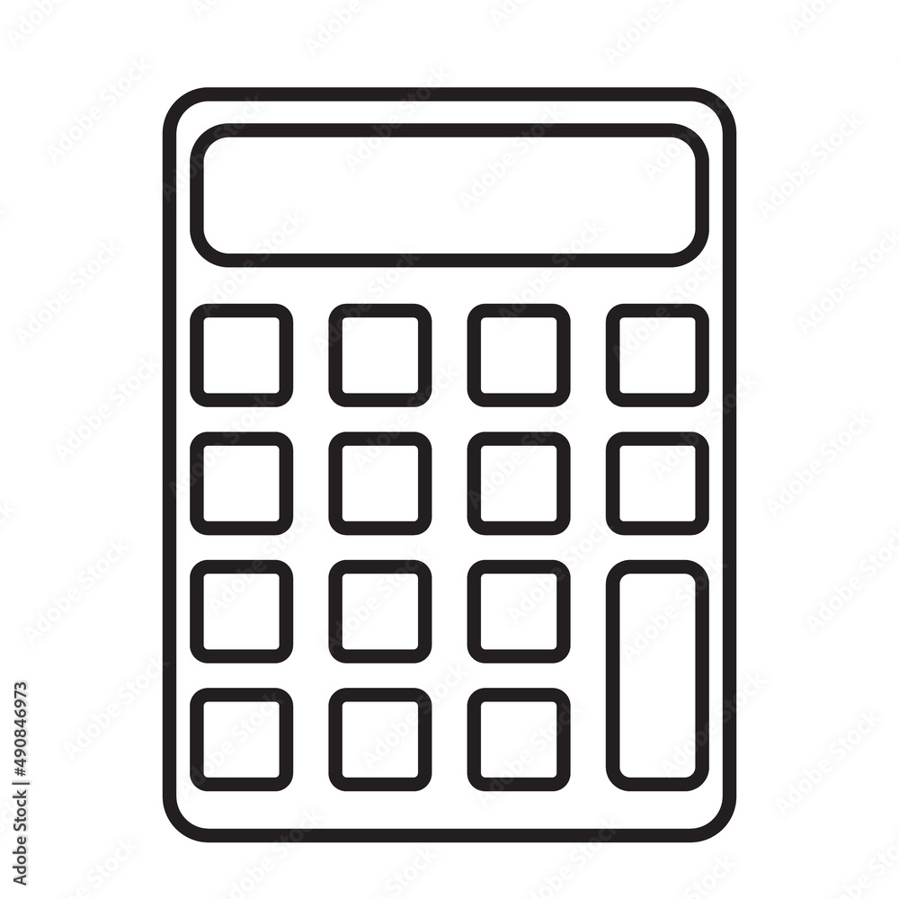 School student concept calculator icon. Illustration. School student concept calculator icon. Illustration.
