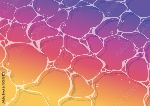 波紋の背景_サンセット