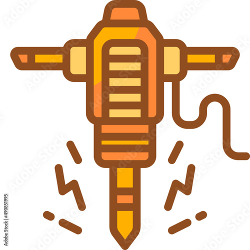 jackhammer Two Tone icon