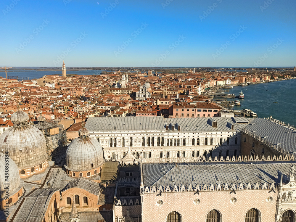 general view of the city of Venice