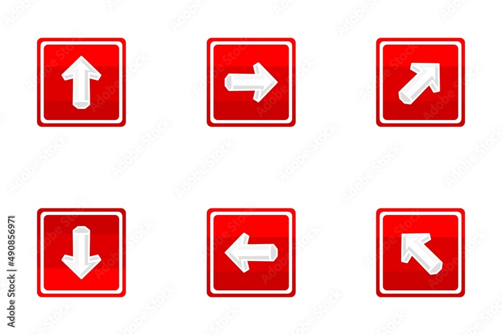 arrow set of signs vector design arrow set of signs vector design