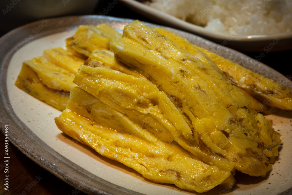 日本のとても美味しい卵焼き 日本のとても美味しい卵焼き