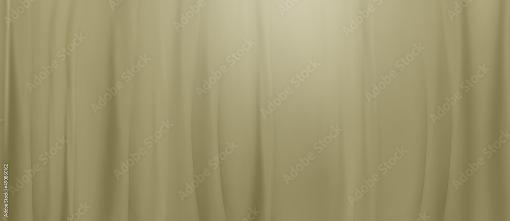 Fototapeta premium cream color cloth background abstract with soft waves