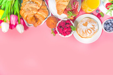 Mothers day Brunch background