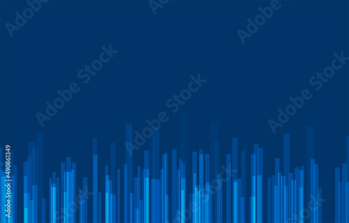 blue background with line chart for brochure cover presentation banner and more