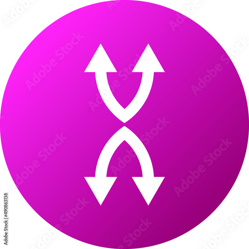 Opposite Arrow Icon Style
