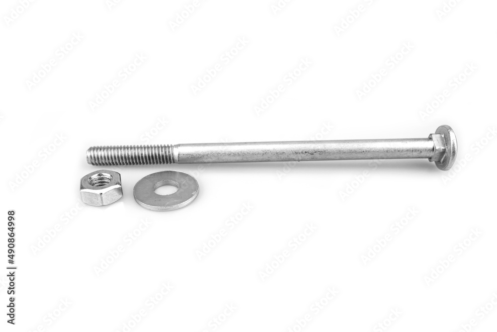 nut Screw nut isolated on a white background. nut Screw nut isolated on a white background.