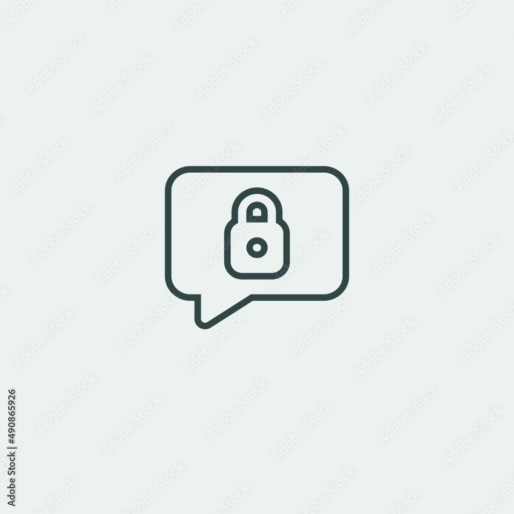 Chat locked icon Chat locked icon