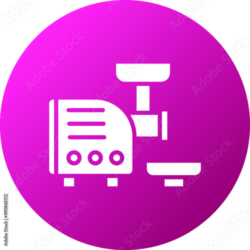 Meat Grinder Icon Style
